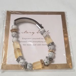 Keep collective story beads bracelet